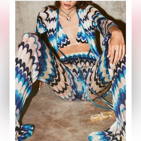 Alexis Dixion Knit Multi Color Pants Size XL - Picture 12 of 12